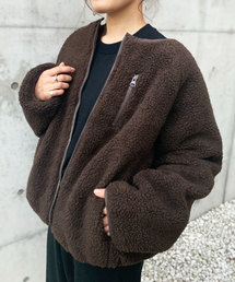 2typeリバーシブルパイピングボアジャケット 撥水加工