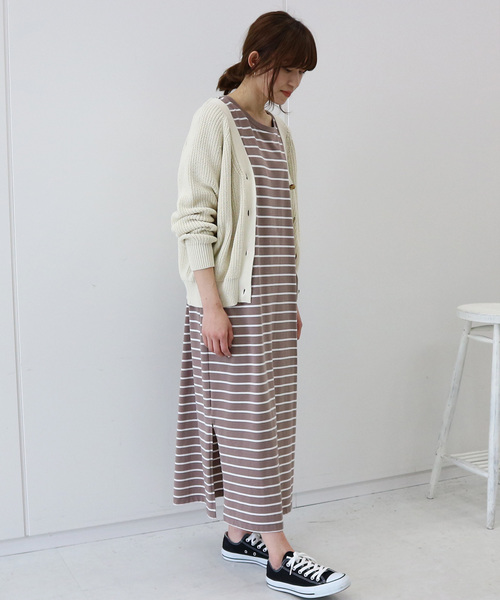 AMERICAN HOLIC(アメリカンホリック)の「【ZOZO限定】マキシTシャツワンピース *(ワンピース・レディース・ブラック/ネイビー/オフホワイト/モカ/その他7/キャメル/カーキ/パープル/ベージュ・FREE)」の12枚目の写真