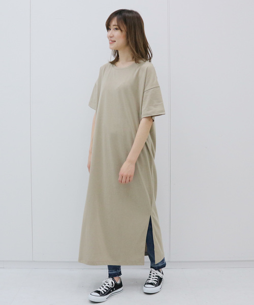 AMERICAN HOLIC(アメリカンホリック)の「【ZOZO限定】マキシTシャツワンピース *(ワンピース・レディース・ブラック/ネイビー/オフホワイト/モカ/その他7/キャメル/カーキ/パープル/ベージュ・FREE)」の19枚目の写真