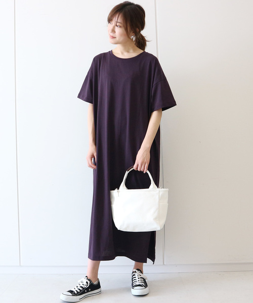 AMERICAN HOLIC(アメリカンホリック)の「【ZOZO限定】マキシTシャツワンピース *(ワンピース・レディース・ブラック/ネイビー/オフホワイト/モカ/その他7/キャメル/カーキ/パープル/ベージュ・FREE)」の17枚目の写真