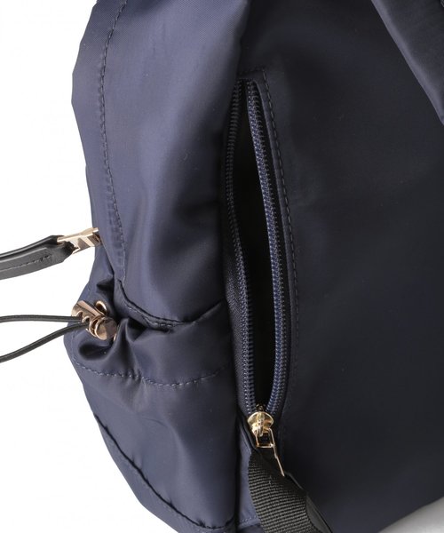 niko and...（ニコアンド）の「オリジナルフロントポケットミニリュック（バックパック/リュック・レディース・ブラック/ベージュ/ネイビー・0）」の12枚目の写真