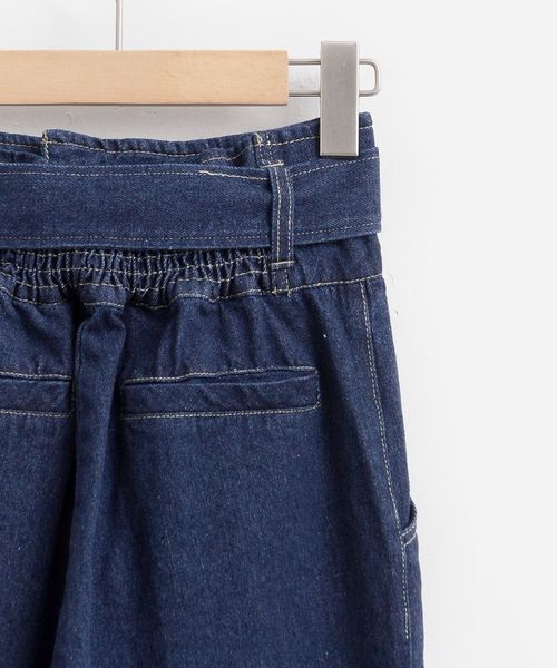 MAJESTIC LEGON（マジェスティックレゴン）の「リボンベルト付パンツ（その他パンツ・レディース・アイボリー/ブルー/ネイビー・MEDIUM/SMALL）」の11枚目の写真