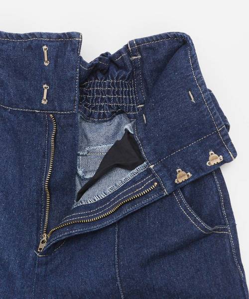 MAJESTIC LEGON（マジェスティックレゴン）の「リボンベルト付パンツ（その他パンツ・レディース・アイボリー/ブルー/ネイビー・MEDIUM/SMALL）」の13枚目の写真