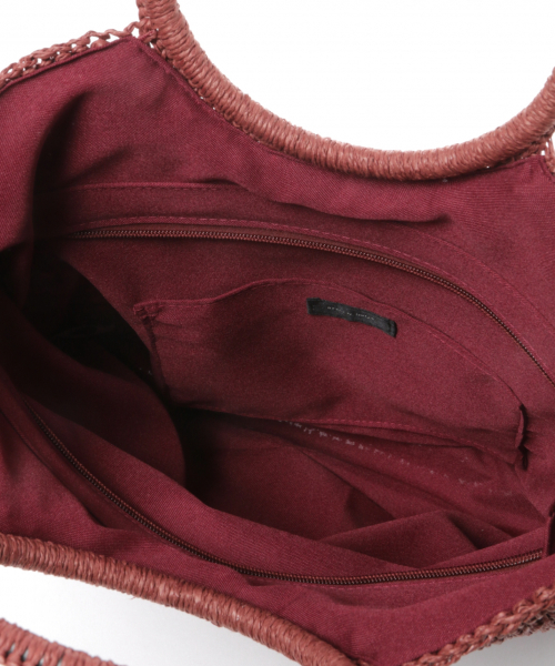 A part by(アパートバイ)の「ペーパーマルハンドルトート 825793(かごバッグ・レディース・ブラウン/カーキ/ブルー・FREE)」の11枚目の写真