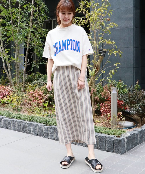 Champion（チャンピオン）の「【Champion】クルーネックスウェット（スウェット・レディース・ホワイト/グレー/ネイビー・M）」の4枚目の写真