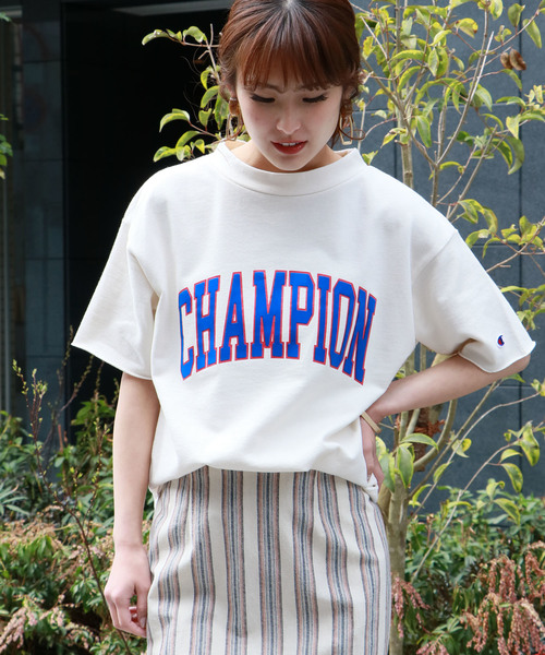 Champion（チャンピオン）の「【Champion】クルーネックスウェット（スウェット・レディース・ホワイト/グレー/ネイビー・M）」の5枚目の写真