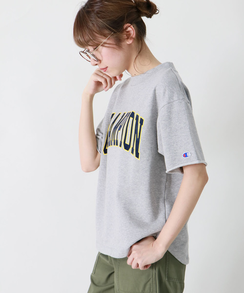 Champion（チャンピオン）の「【Champion】クルーネックスウェット（スウェット・レディース・ホワイト/グレー/ネイビー・M）」の9枚目の写真
