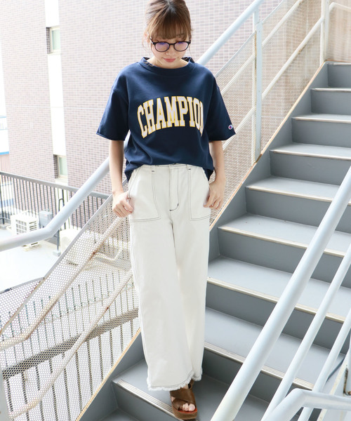 Champion（チャンピオン）の「【Champion】クルーネックスウェット（スウェット・レディース・ホワイト/グレー/ネイビー・M）」の10枚目の写真