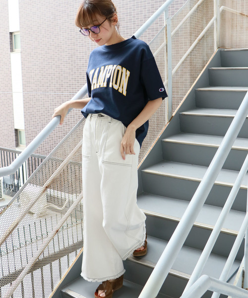 Champion（チャンピオン）の「【Champion】クルーネックスウェット（スウェット・レディース・ホワイト/グレー/ネイビー・M）」の11枚目の写真