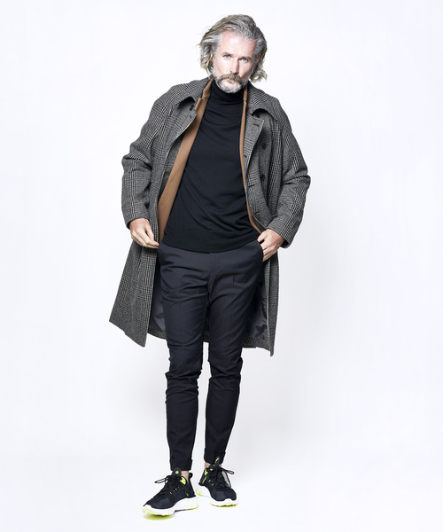 junhashimoto（ジュンハシモト）の「BELTED COAT（トレンチコート・メンズ・グレー・2/4/3/5）」の7枚目の写真
