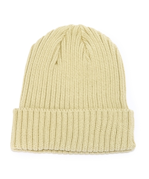 UNITED ARROWS(ユナイテッドアローズ)の「KIJIMA/T RIB KNIT CAP(ニットキャップ/ビーニー・メンズ・ブラック/ダークグレー/ベージュ/ネイビー・フリー)」の3枚目の写真