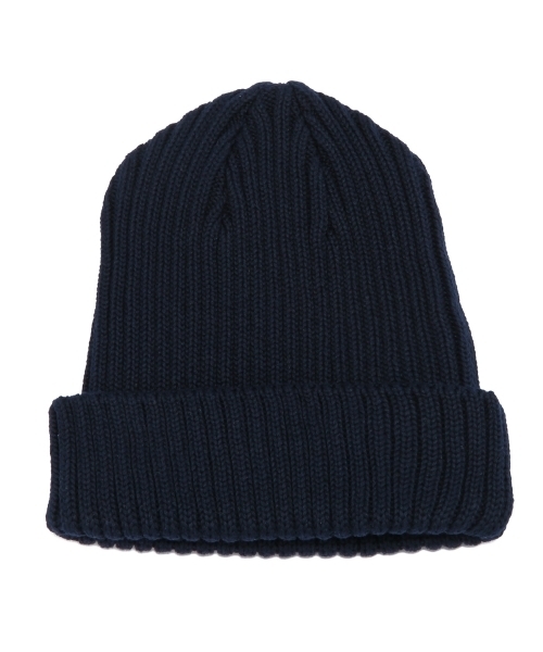 UNITED ARROWS(ユナイテッドアローズ)の「KIJIMA/T RIB KNIT CAP(ニットキャップ/ビーニー・メンズ・ブラック/ダークグレー/ベージュ/ネイビー・フリー)」の4枚目の写真