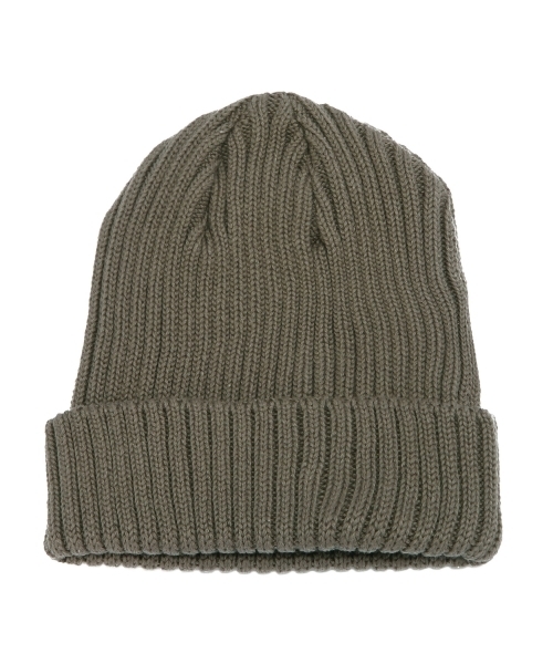 UNITED ARROWS(ユナイテッドアローズ)の「KIJIMA/T RIB KNIT CAP(ニットキャップ/ビーニー・メンズ・ブラック/ダークグレー/ベージュ/ネイビー・フリー)」の2枚目の写真
