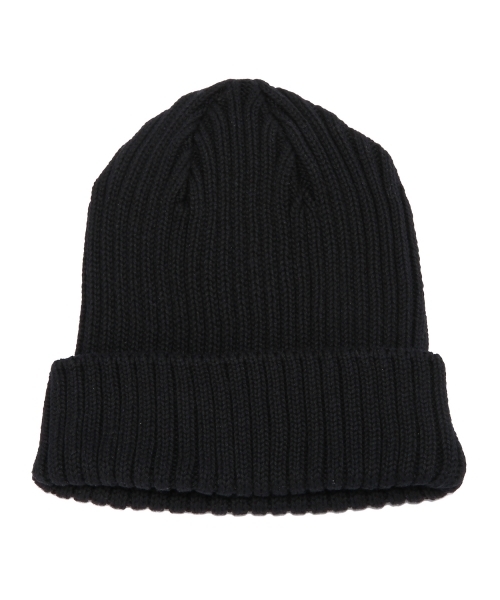 UNITED ARROWS(ユナイテッドアローズ)の「KIJIMA/T RIB KNIT CAP(ニットキャップ/ビーニー・メンズ・ブラック/ダークグレー/ベージュ/ネイビー・フリー)」の1枚目の写真