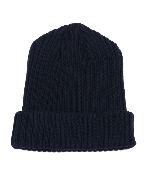 UNITED ARROWS(ユナイテッドアローズ)の「KIJIMA/T RIB KNIT CAP(ニットキャップ/ビーニー・メンズ・ブラック/ダークグレー/ベージュ/ネイビー・フリー)」の8枚目の写真