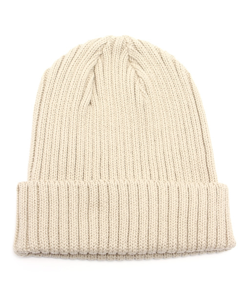UNITED ARROWS(ユナイテッドアローズ)の「KIJIMA/T RIB KNIT CAP(ニットキャップ/ビーニー・メンズ・ブラック/ダークグレー/ベージュ/ネイビー・フリー)」の10枚目の写真