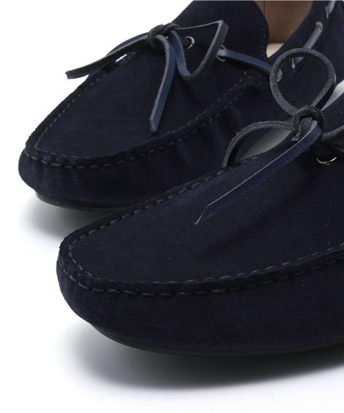Lui's（ルイス）の「Lui's ドライビングシューズ（モカシン/デッキシューズ・メンズ・グレー/レッド/ベージュ/ネイビー・42/43/41）」の8枚目の写真