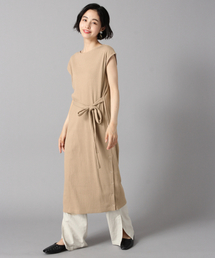 LOWRYS FARM | ベルトツキリブワンピース　844142(ワンピース)