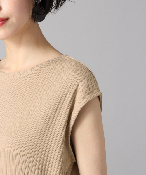 LOWRYS FARM（ローリーズファーム）の「ベルトツキリブワンピース　844142（ワンピース・レディース・チャコールグレー/ベージュ/ブルー・FREE）」の19枚目の写真