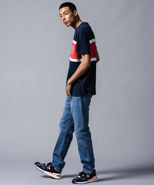 【 】Jeans archive logo カラーブロック Tシャツ Tommy Hilfiger】Jeans archive logo カラーブロック Tシャツ