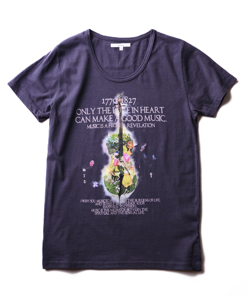 rehacer（レアセル）の「rehacer : Strings（Tシャツ/カットソー・メンズ・ホワイト/ブラック/チャコールグレー/ネイビー・LARGE/X-LARGE/SMALL/MEDIUM）」の3枚目の写真