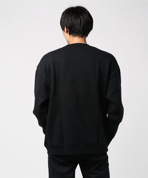 DEAR LAUREL（ディアローレル）の「DEAR LAUREL/ディア ローレル D19F1101 スウェットトレーナー（スウェット・メンズ・ブラック/グレー・M/L/XL）」の4枚目の写真