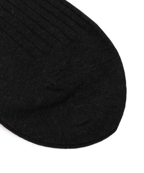 SHIPS（シップス）の「SHIPS: コットンリブ ロングホーズ ドレスソックス（ソックス/靴下・メンズ・ブラック/ネイビー/ダークグレー・ONE SIZE）」の6枚目の写真