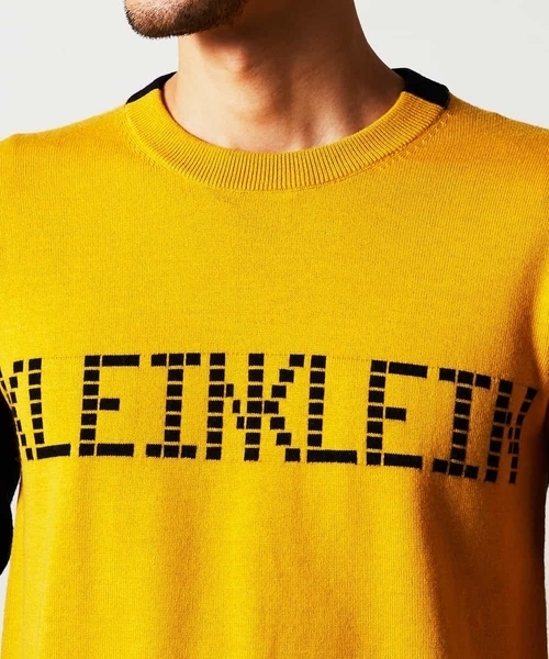 MICHEL KLEIN HOMME (ミッシェルクランオム)の「ニット(ラファエロロゴ)(ニット/セーター・メンズ・ブラック/マスタード・46/48/51)」の6枚目の写真
