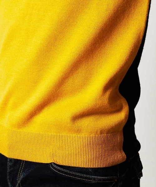 MICHEL KLEIN HOMME (ミッシェルクランオム)の「ニット(ラファエロロゴ)(ニット/セーター・メンズ・ブラック/マスタード・46/48/51)」の8枚目の写真