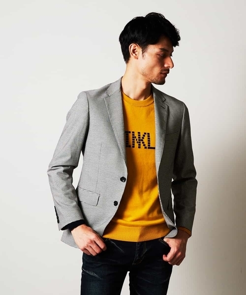 MICHEL KLEIN HOMME (ミッシェルクランオム)の「ニット(ラファエロロゴ)(ニット/セーター・メンズ・ブラック/マスタード・46/48/51)」の12枚目の写真