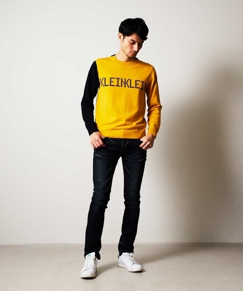 MICHEL KLEIN HOMME (ミッシェルクランオム)の「ニット(ラファエロロゴ)(ニット/セーター・メンズ・ブラック/マスタード・46/48/51)」の15枚目の写真