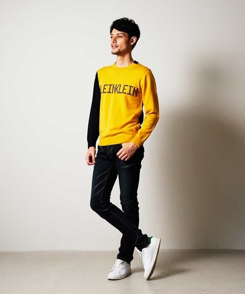 MICHEL KLEIN HOMME (ミッシェルクランオム)の「ニット(ラファエロロゴ)(ニット/セーター・メンズ・ブラック/マスタード・46/48/51)」の17枚目の写真