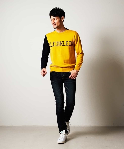 MICHEL KLEIN HOMME (ミッシェルクランオム)の「ニット(ラファエロロゴ)(ニット/セーター・メンズ・ブラック/マスタード・46/48/51)」の18枚目の写真