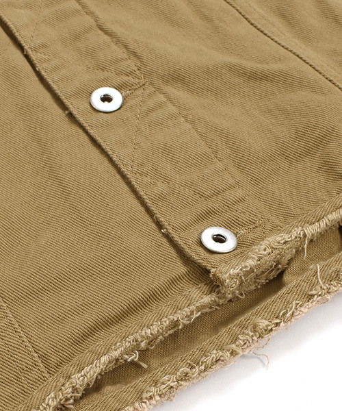 Pierrot（ピエロ）の「ツイルジャケット（その他アウター・レディース・キャメル/ライトベージュ・M）」の3枚目の写真
