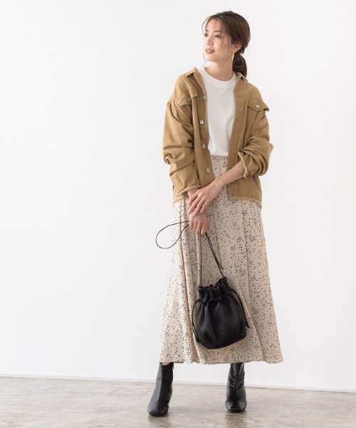 Pierrot（ピエロ）の「ツイルジャケット（その他アウター・レディース・キャメル/ライトベージュ・M）」の16枚目の写真