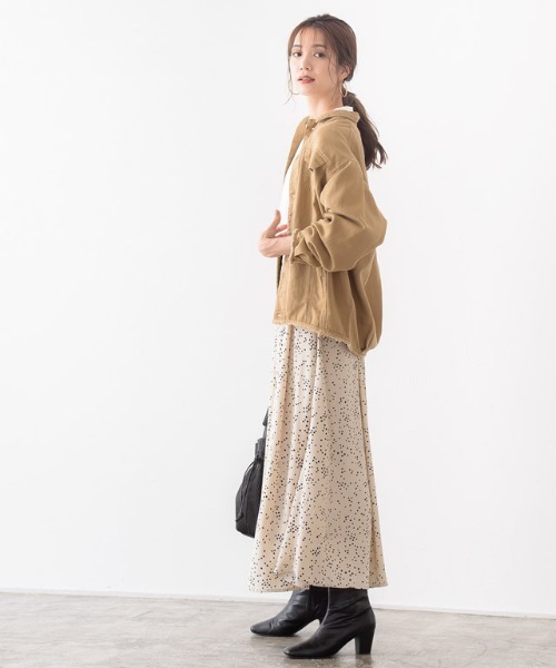 Pierrot（ピエロ）の「ツイルジャケット（その他アウター・レディース・キャメル/ライトベージュ・M）」の13枚目の写真