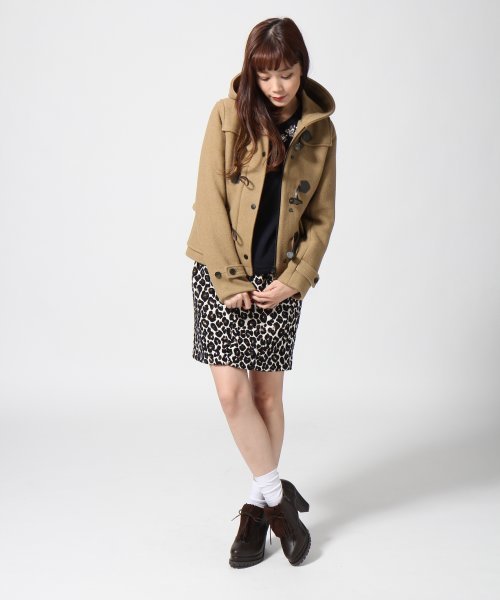 HARE（ハレ）の「メルトンダッフルショートジャケット【HARE