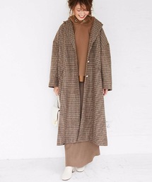 M y u | パールボタンオーバーコート(チェスターコート)