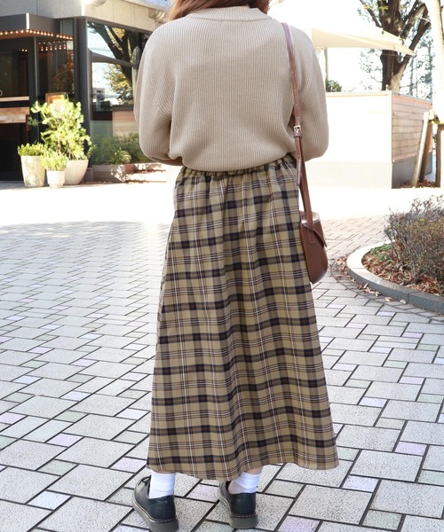 PairPair(ペアペア)の「チェックキルトスカート(スカート・レディース・ベージュ/ネイビー/ブラウン系その他・FREE)」の18枚目の写真
