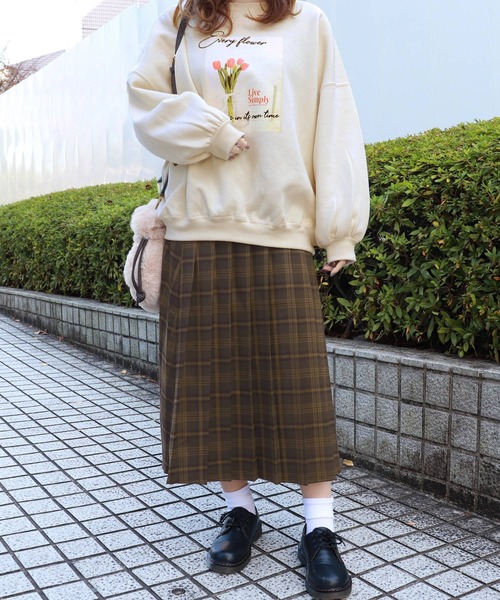 PairPair(ペアペア)の「チェックキルトスカート(スカート・レディース・ベージュ/ネイビー/ブラウン系その他・FREE)」の14枚目の写真