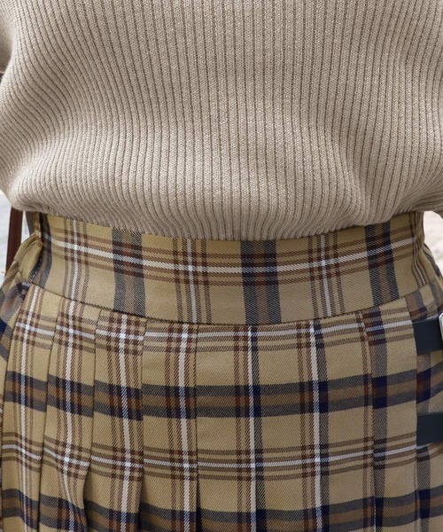 PairPair(ペアペア)の「チェックキルトスカート(スカート・レディース・ベージュ/ネイビー/ブラウン系その他・FREE)」の19枚目の写真