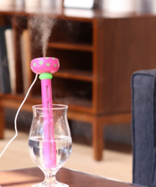 I.D.E.A international(イデアインターナショナル)の「antibac2K パーソナル卓上加湿器(生活家電)」|ピンク