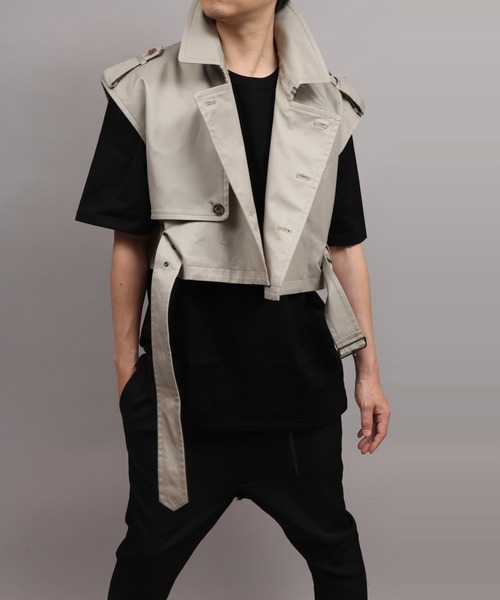 ato（アトウ）の「TRENCH VEST（ベスト）」 - WEAR