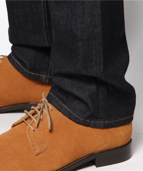 MEN'S MELROSE（メンズメルローズ）の「【Gainer12月号掲載】【成宮寛貴さん着用smart12月号】COMFORT　DRESSストレッチデニムテーパードパンツ（デニムパンツ・メンズ・ホワイト/インディゴブルー・X-LARGE/LARGE/MEDIUM/SMALL）」の3枚目の写真