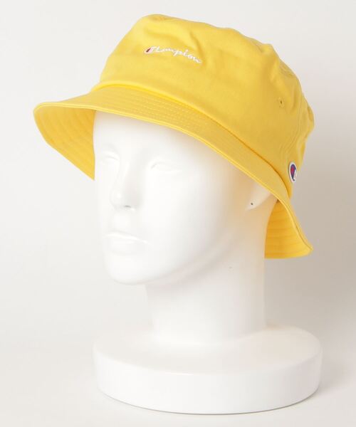 Champion(チャンピオン)の「【CHAMPION/チャンピオン】スクリプトバケットハット ブランドロゴ 刺繍(ハット・メンズ・ホワイト/ブラック/ベージュ/パープル/ネイビー/ピンク/イエロー/ライトグリーン/ミント/ワンウォッシュ/ワイン/ケミカルウォッシュ・FREE)」の11枚目の写真