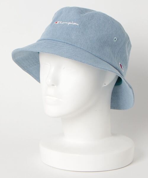 Champion(チャンピオン)の「【CHAMPION/チャンピオン】スクリプトバケットハット ブランドロゴ 刺繍(ハット・メンズ・ホワイト/ブラック/ベージュ/パープル/ネイビー/ピンク/イエロー/ライトグリーン/ミント/ワンウォッシュ/ワイン/ケミカルウォッシュ・FREE)」の9枚目の写真