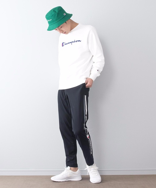 Champion(チャンピオン)の「【CHAMPION/チャンピオン】スクリプトバケットハット ブランドロゴ 刺繍(ハット・メンズ・ホワイト/ブラック/ベージュ/パープル/ネイビー/ピンク/イエロー/ライトグリーン/ミント/ワンウォッシュ/ワイン/ケミカルウォッシュ・FREE)」の22枚目の写真