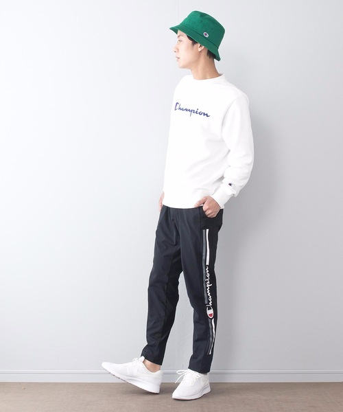 Champion(チャンピオン)の「【CHAMPION/チャンピオン】スクリプトバケットハット ブランドロゴ 刺繍(ハット・メンズ・ホワイト/ブラック/ベージュ/パープル/ネイビー/ピンク/イエロー/ライトグリーン/ミント/ワンウォッシュ/ワイン/ケミカルウォッシュ・FREE)」の21枚目の写真