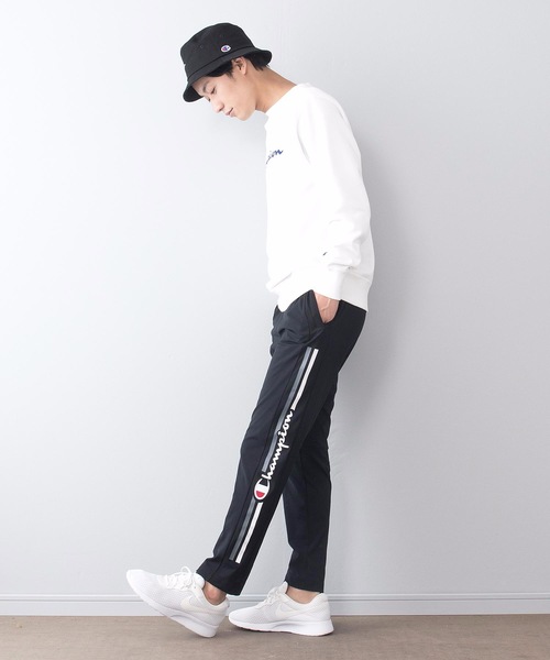 Champion(チャンピオン)の「【CHAMPION/チャンピオン】スクリプトバケットハット ブランドロゴ 刺繍(ハット・メンズ・ホワイト/ブラック/ベージュ/パープル/ネイビー/ピンク/イエロー/ライトグリーン/ミント/ワンウォッシュ/ワイン/ケミカルウォッシュ・FREE)」の15枚目の写真