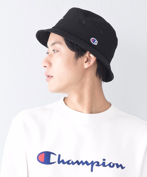 Champion(チャンピオン)の「【CHAMPION/チャンピオン】スクリプトバケットハット ブランドロゴ 刺繍(ハット・メンズ・ホワイト/ブラック/ベージュ/パープル/ネイビー/ピンク/イエロー/ライトグリーン/ミント/ワンウォッシュ/ワイン/ケミカルウォッシュ・FREE)」の13枚目の写真